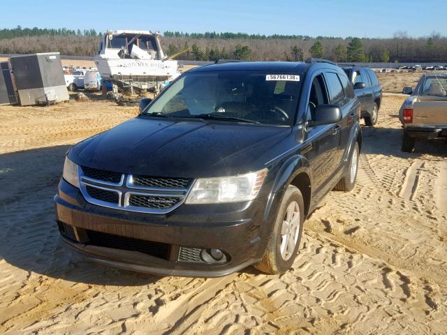 3D4PG1FGXBT517643 - 2011 DODGE JOURNEY MA BLACK photo 2