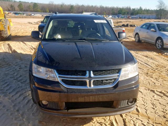 3D4PG1FGXBT517643 - 2011 DODGE JOURNEY MA BLACK photo 9