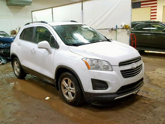 3GNCJLSB1GL219872 - 2016 CHEVROLET TRAX 1LT WHITE photo 1