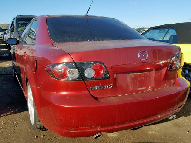 1YVHP80C575M08721 - 2007 MAZDA 6 RED photo 3