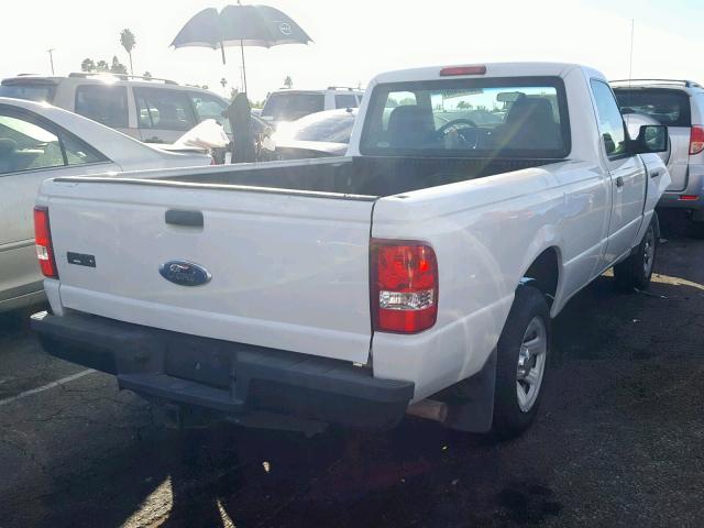 1FTYR10E09PA25172 - 2009 FORD RANGER WHITE photo 4