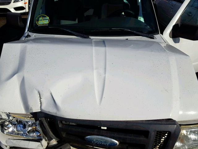 1FTYR10E09PA25172 - 2009 FORD RANGER WHITE photo 7