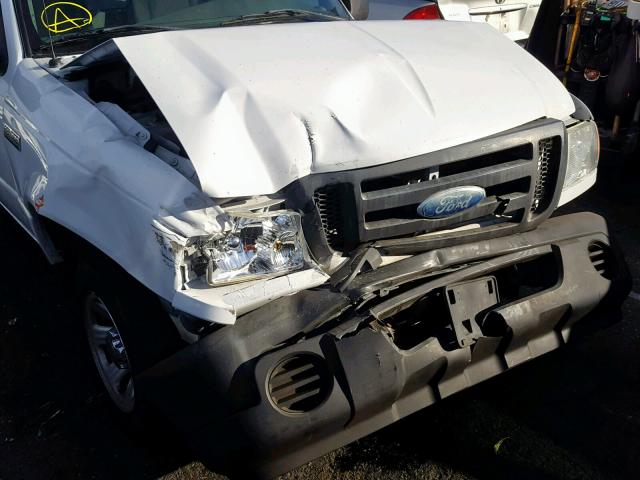 1FTYR10E09PA25172 - 2009 FORD RANGER WHITE photo 9