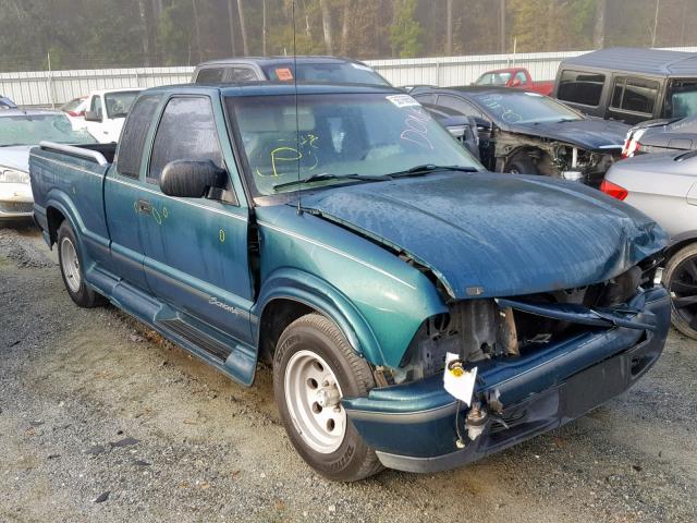 1GTCS19X3W8501956 - 1998 GMC SONOMA GREEN photo 1