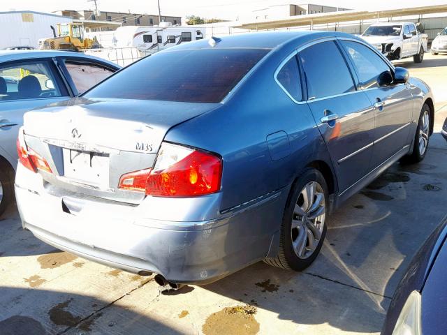 JNKAY01E78M602131 - 2008 INFINITI M35 BASE BLUE photo 4