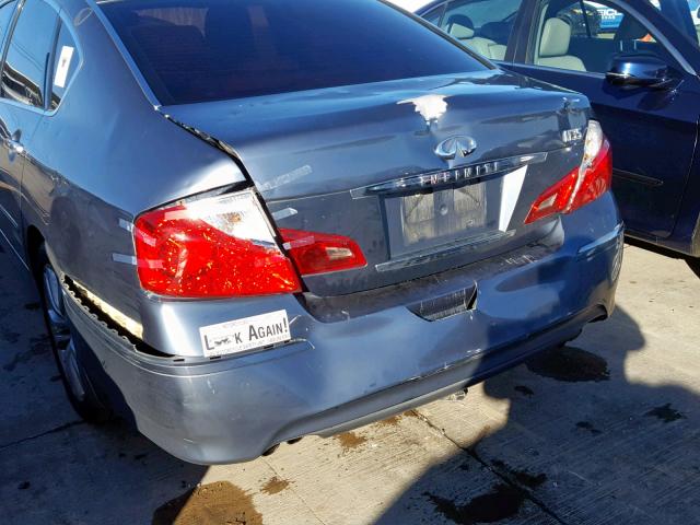 JNKAY01E78M602131 - 2008 INFINITI M35 BASE BLUE photo 9