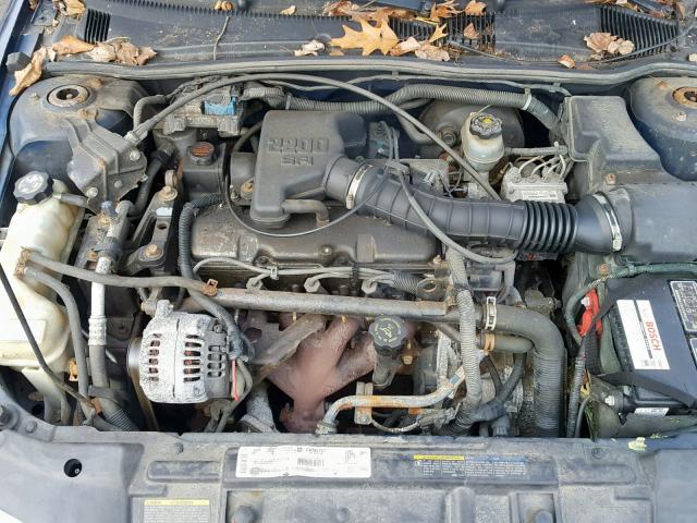 1G1JF524627146339 - 2002 CHEVROLET CAVALIER L BLUE photo 7