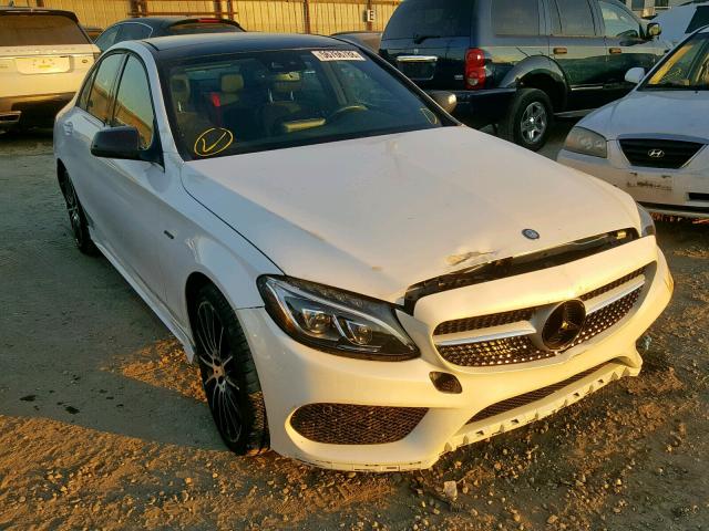 55SWF6EB4GU110677 - 2016 MERCEDES-BENZ C 450 4MAT WHITE photo 1