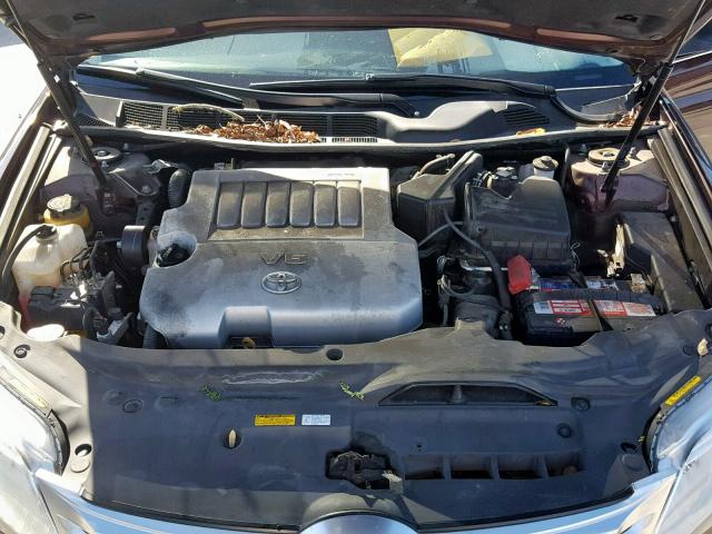 4T1BK3DBXBU413972 - 2011 TOYOTA AVALON BAS BURGUNDY photo 7