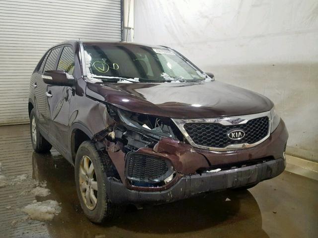 5XYKT3A12CG228671 - 2012 KIA SORENTO BA BURGUNDY photo 1