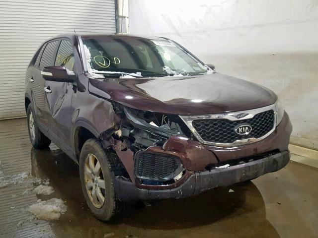 5XYKT3A12CG228671 - 2012 KIA SORENTO BA BURGUNDY photo 9