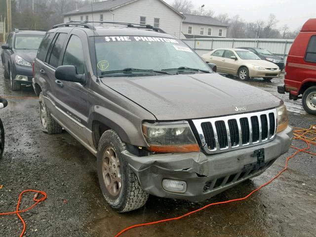 1J4GW48S5YC306657 - 2000 JEEP GRAND CHER GRAY photo 1