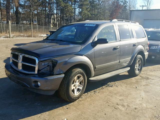 1D4HB48D24F195083 - 2004 DODGE DURANGO SL GRAY photo 9