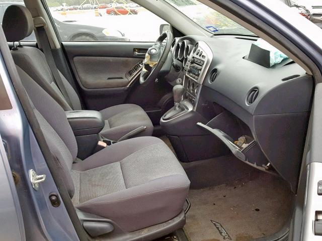 2T1KR32E54C222022 - 2004 TOYOTA MATRIX BAS BLUE photo 5