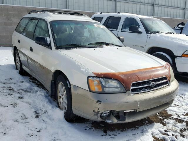 4S3BH665627639954 - 2002 SUBARU LEGACY OUT CREAM photo 1