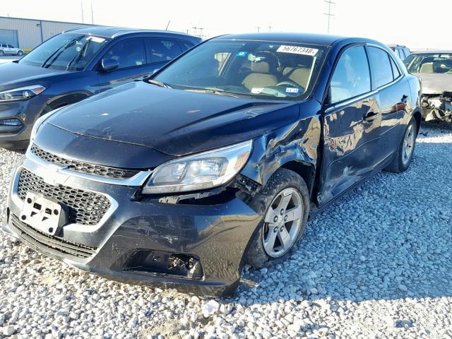 1G11B5SL5EF215342 - 2014 CHEVROLET MALIBU LS BLACK photo 2