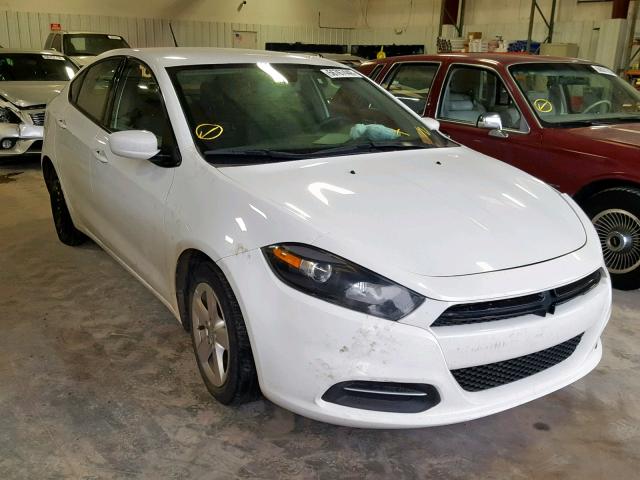 1C3CDFBA5GD652517 - 2016 DODGE DART SXT WHITE photo 1