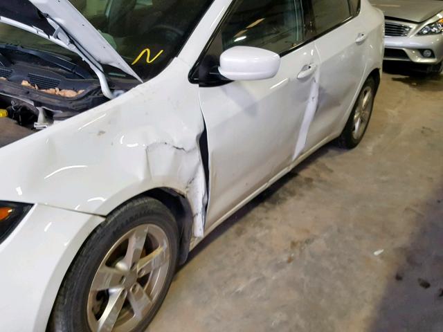 1C3CDFBA5GD652517 - 2016 DODGE DART SXT WHITE photo 9