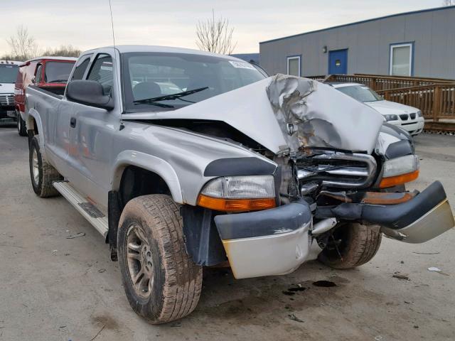 1D7HG32K24S560049 - 2004 DODGE DAKOTA SPO GRAY photo 1