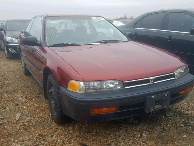 1HGCB7245NH013152 - 1992 HONDA ACCORD DX MAROON photo 1