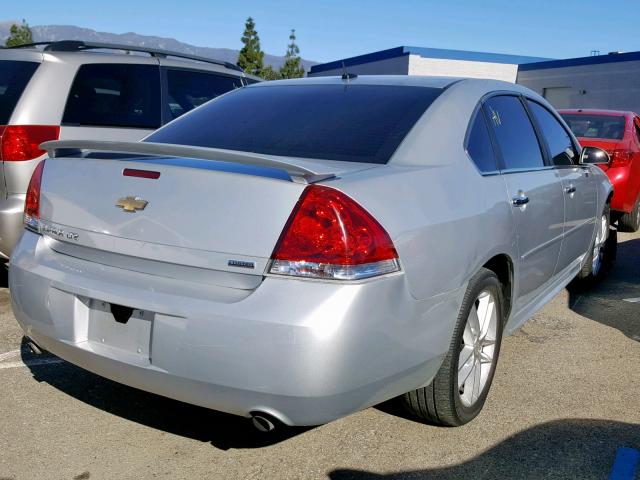 2G1WC5E35G1139596 - 2016 CHEVROLET IMPALA LIM SILVER photo 4