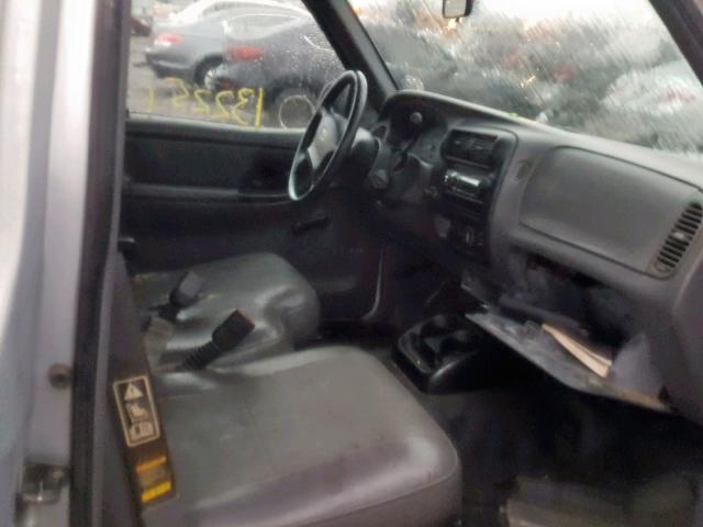 1FTYR10U12PA38820 - 2002 FORD RANGER GRAY photo 5