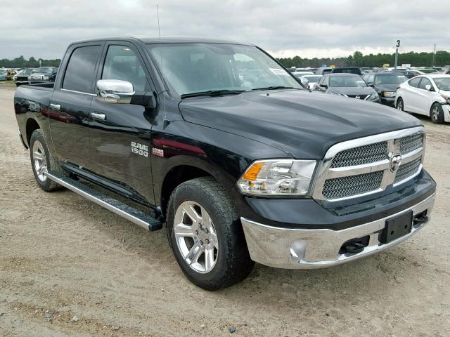 1C6RR6LT5JS171460 - 2018 RAM 1500 SLT BLACK photo 1