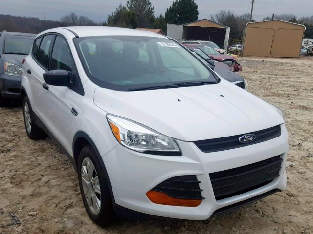 1FMCU0F72FUA48845 - 2015 FORD ESCAPE S WHITE photo 1