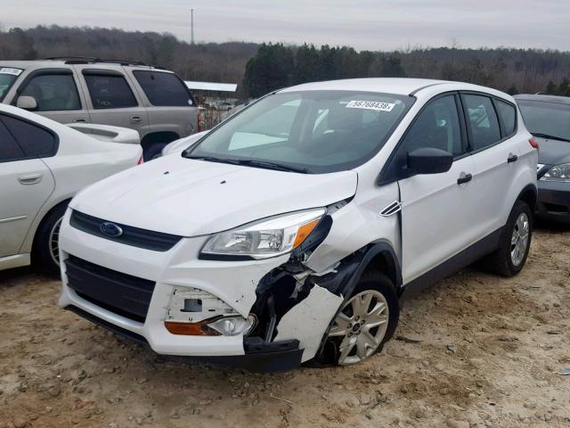 1FMCU0F72FUA48845 - 2015 FORD ESCAPE S WHITE photo 2