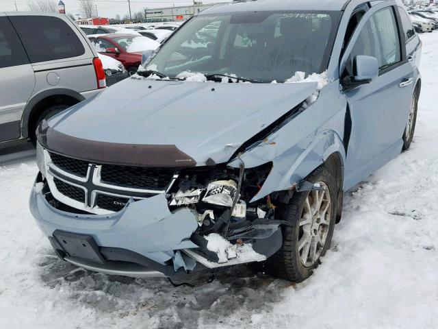 3C4PDDFG9DT643325 - 2013 DODGE JOURNEY R/ BLUE photo 9