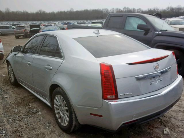 1G6DG5E5XC0136478 - 2012 CADILLAC CTS LUXURY SILVER photo 3