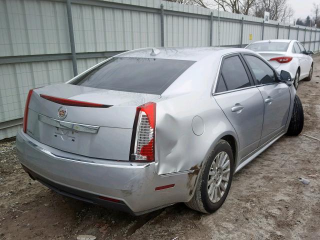 1G6DG5E5XC0136478 - 2012 CADILLAC CTS LUXURY SILVER photo 4