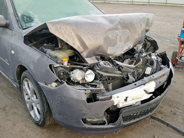 JM1BK343771679049 - 2007 MAZDA 3 HATCHBAC GRAY photo 9