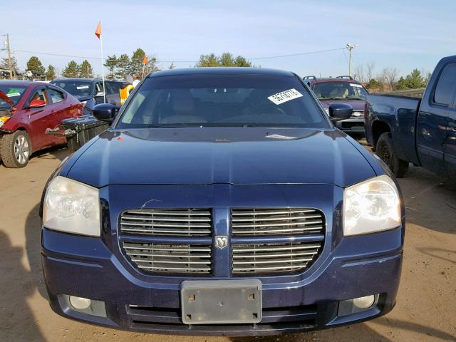 2D4GZ47V56H430708 - 2006 DODGE MAGNUM SXT BLUE photo 9