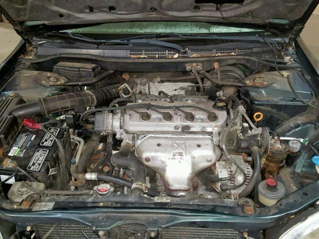 1HGCF86631A076654 - 2001 HONDA ACCORD VAL GREEN photo 7