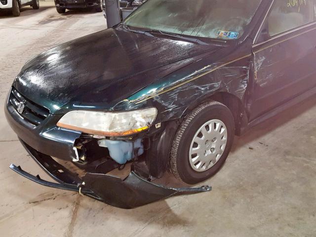 1HGCF86631A076654 - 2001 HONDA ACCORD VAL GREEN photo 9