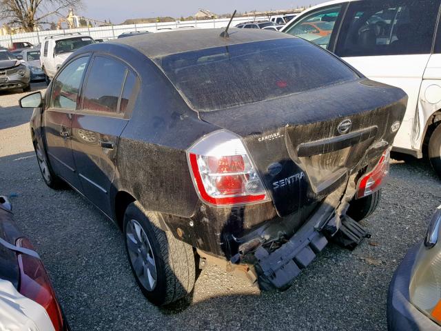 3N1AB61E78L737998 - 2008 NISSAN SENTRA 2.0 BLACK photo 3