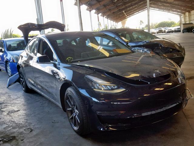 5YJ3E1EB5JF099125 - 2018 TESLA MODEL 3 BLACK photo 1