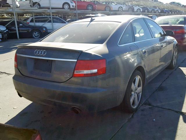 WAUEH74F37N056238 - 2007 AUDI A6 S-LINE CHARCOAL photo 4