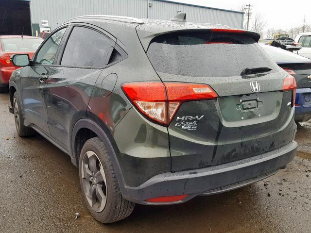 3CZRU6H74JM718885 - 2018 HONDA HR-V EXL GREEN photo 3