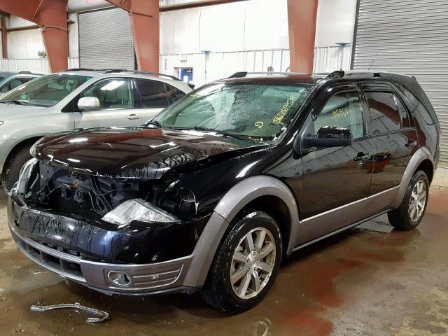 1FMDK02W08GA28909 - 2008 FORD TAURUS X S BLACK photo 2