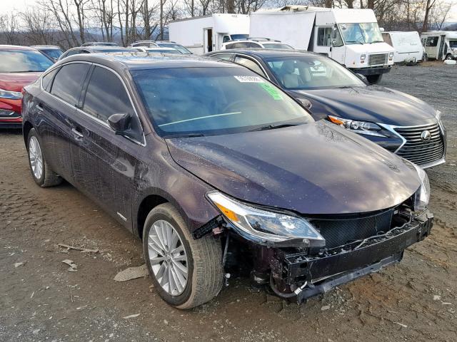 4T1BD1EB1FU046222 - 2015 TOYOTA AVALON HYB BURGUNDY photo 1