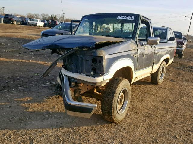 1FTCR10A9KUA31180 - 1989 FORD RANGER BLUE photo 2