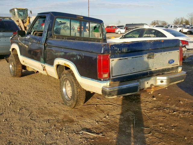 1FTCR10A9KUA31180 - 1989 FORD RANGER BLUE photo 3