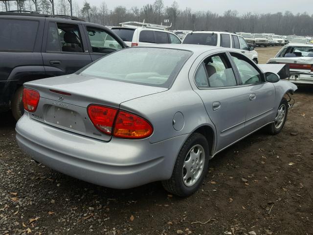 1G3NL52T8XC410670 - 1999 OLDSMOBILE ALERO GL SILVER photo 4