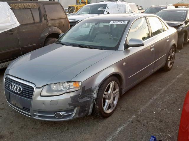 WAUDG78E65A535158 - 2005 AUDI A4 3.2 QUA GRAY photo 2