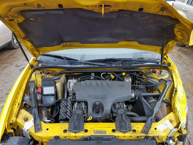 2G1WX12K439167720 - 2003 CHEVROLET MONTE CARL YELLOW photo 7