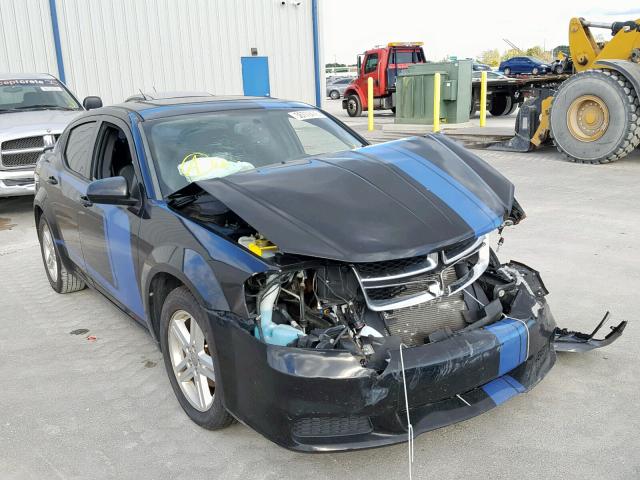 1B3BD1FB8BN544152 - 2011 DODGE AVENGER MA BLACK photo 1