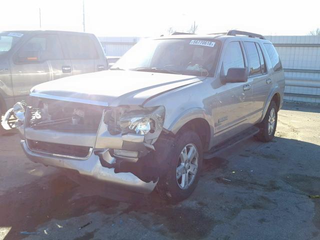 1FMEU73E08UB10069 - 2008 FORD EXPLORER X GRAY photo 2