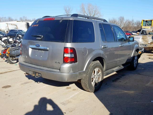 1FMEU73E08UB10069 - 2008 FORD EXPLORER X GRAY photo 4